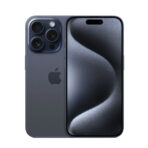 iPhone 15 Pro Blue Titanium 128GB μεταχειρισμένο smartphone σε άριστη κατάσταση με πάνω από 90% υγεία μπαταρίας